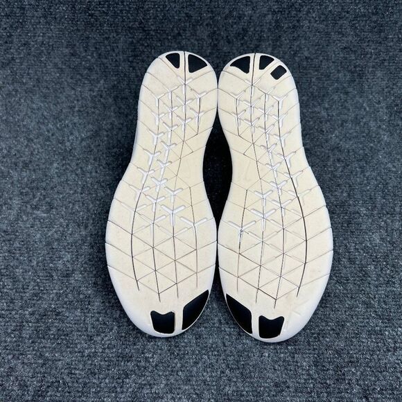 Nike Free RN Flykint 2017 Running Shoes Women's Size 6 Black White Oreo Athletic - Picture 11 of 13